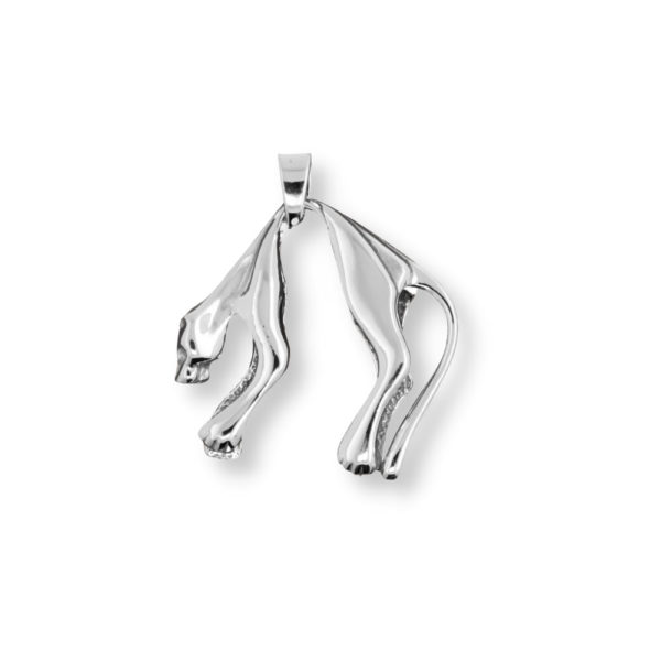 silver pendant cheetah