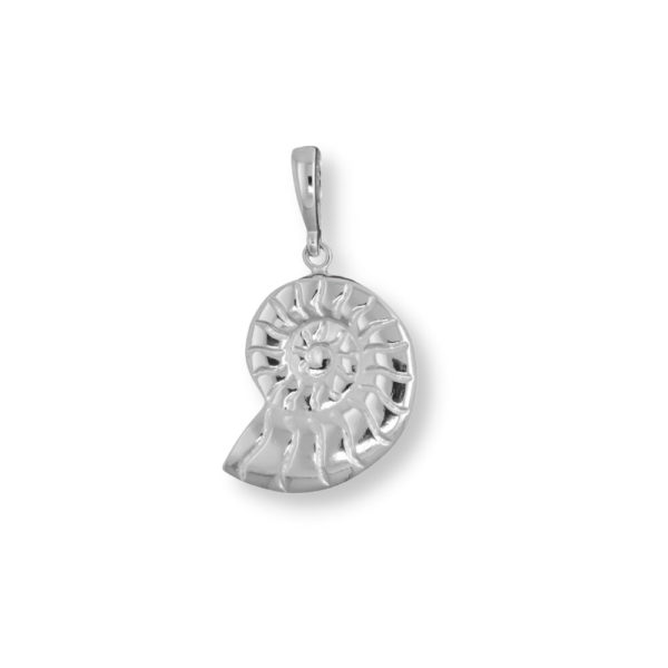 silver pendant sea shell