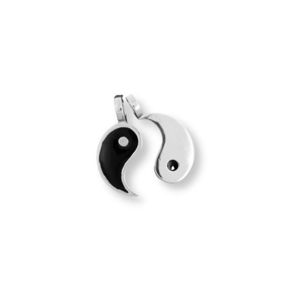 silver pendant yin-yang