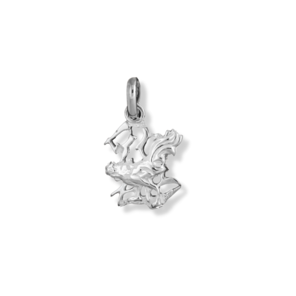 silver pendant chinese zodiac rooster